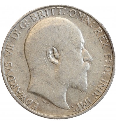 1 Florin Edouard VII - Grande Bretagne Argent