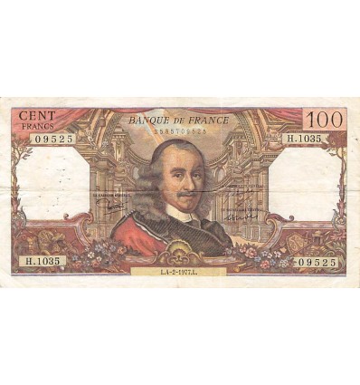 100 Francs Corneille France 1977