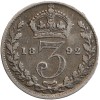 3 Pence Victoria - Grande Bretagne Argent