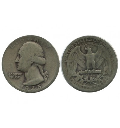 1/4 Dollar Washington Etats - Unis Argent