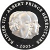 10 Euros Rainier III - Albert Prince Héréditaire -  Monaco Argent