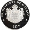 10 Euros Rainier III - Albert Prince Héréditaire -  Monaco Argent
