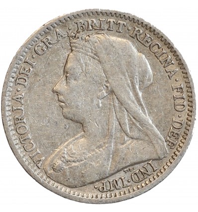 3 Pence Victoria - Grande Bretagne Argent
