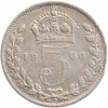 3 Pence Victoria - Grande Bretagne Argent