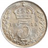 3 Pence Georges V - Grande Bretagne Argent