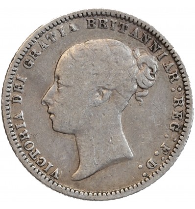 6 Pence Victoria - Grande Bretagne Argent