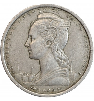 2 Francs Afrique Occidentale Française - Union Française