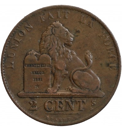 2 Centimes Leopold Ier Légende Française - Belgique