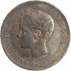 5 Pesetas Alphonse XIII 3ème type Espagne Argent