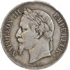 5 Francs Napoléon III Tête Laurée Second Empire
