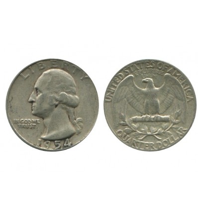 1/4 Dollar Washington Etats - Unis Argent