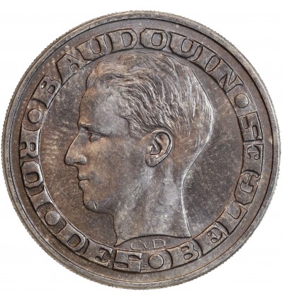 50 Francs Baudouin Légende Française - Belgique Argent