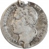 1/2 Franc Léopold Ier Tête Laurée - Belgique Argent