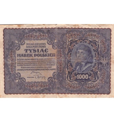 1000 Marek Pologne 1919