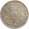50 Centimes Leopold II Legende Flamande - Belgique Argent