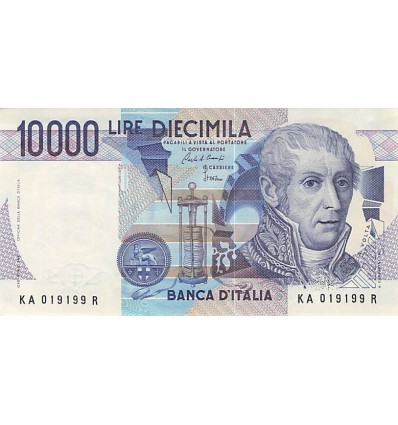 10000 Lires Italie 1984