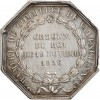 Jeton en Argent Chambre de Commerce de Valenciennes 19 Novembre 1836