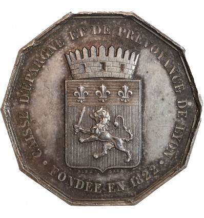 Jeton en Argent Caisse d'Epargne de Lyon 1822
