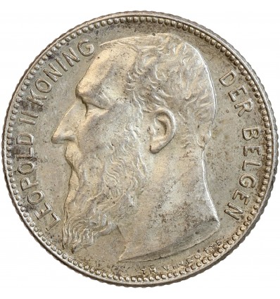 1 Frank Leopold II Légende Flamande - Belgique Argent