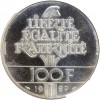 100 Francs Droits de l'Homme - Piéfort en Argent