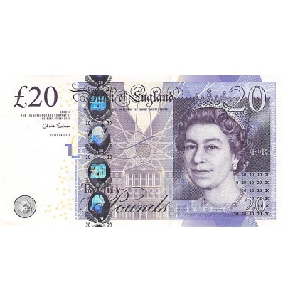 20 Livres Elisabeth II - Adam Smith - Royaume-Uni - 2006