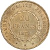 20 Francs Génie Troisième République