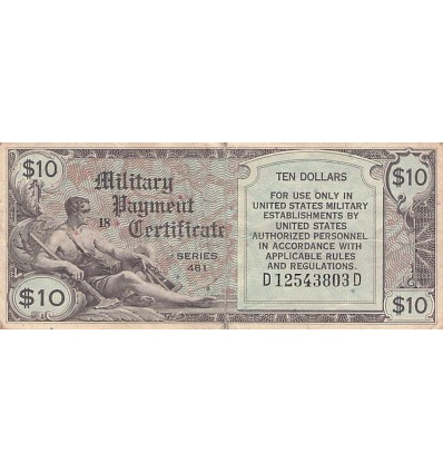 10 Dollars Etats-Unis d'Amérique (1951)