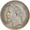 5 Francs Napoléon III Tête Laurée Second Empire