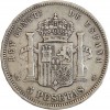 5 Pesetas Alphonse XII Espagne Argent