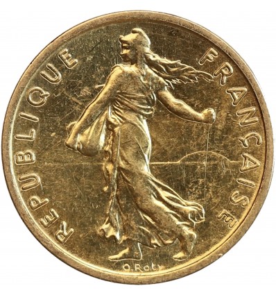 1/2 Franc Semeuse Piéfort en Or