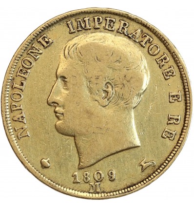 20 Lires Napoleon Imperator - Italie Occupation Française