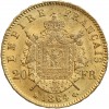 20 Francs Napoléon III Tête Laurée