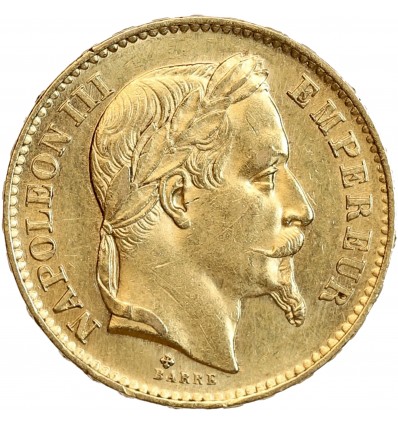 20 Francs Napoléon III Tête Laurée