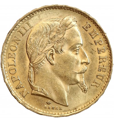 20 Francs Napoléon III Tête Laurée