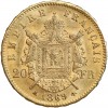20 Francs Napoléon III Tête Laurée
