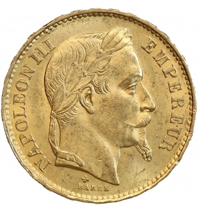 20 Francs Napoléon III Tête Laurée