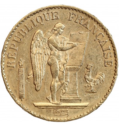 20 Francs Génie Troisième République