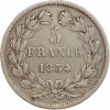5 Francs Louis-Philippe Ier Tête Laurée Tranche En Relief