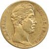 20 Francs Charles X Matrice du Revers à Quatre Feuilles et Demie