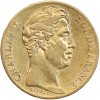 20 Francs Charles X Matrice du Revers à Quatre Feuilles et Demie