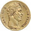 20 Francs Charles X Matrice du Revers à Quatre Feuilles et Demie