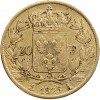 20 Francs Charles X Matrice du Revers à Quatre Feuilles et Demie