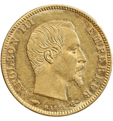 5 Francs Napoléon III Tête Nue
