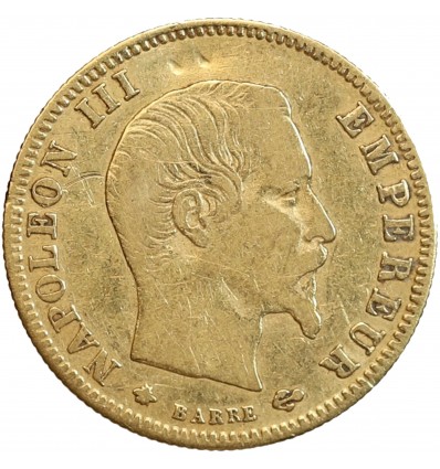 5 Francs Napoléon III Tête Nue