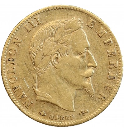 5 Francs Napoléon III Tête Laurée