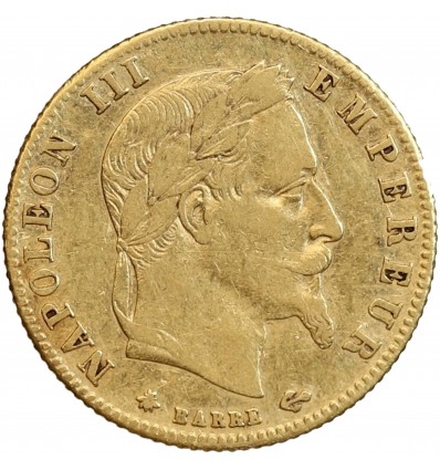 5 Francs Napoléon III Tête Laurée