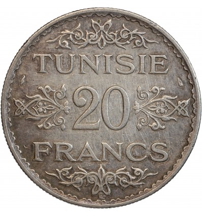 20 Francs Tunisie Argent