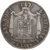 5 Lires Napoleon Imperator Italie Argent - Occupation Française