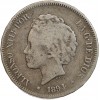 5 Pesetas Alphonse XIII 2ème Type Espagne Argent