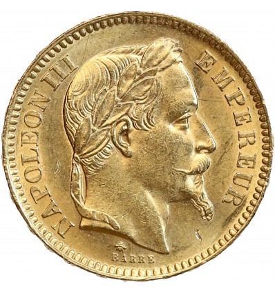 20 Francs Napoléon III - Tête Laurée
